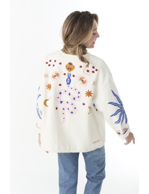 Veste DINA Funky Tarot - Blanc