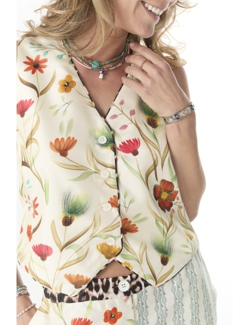 Gilet SERVEUSE - Aquarelle