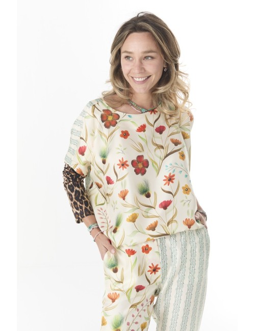 Top JANINE - Mix Aquarelle