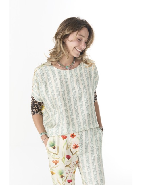 Top JANINE - Mix Aquarelle