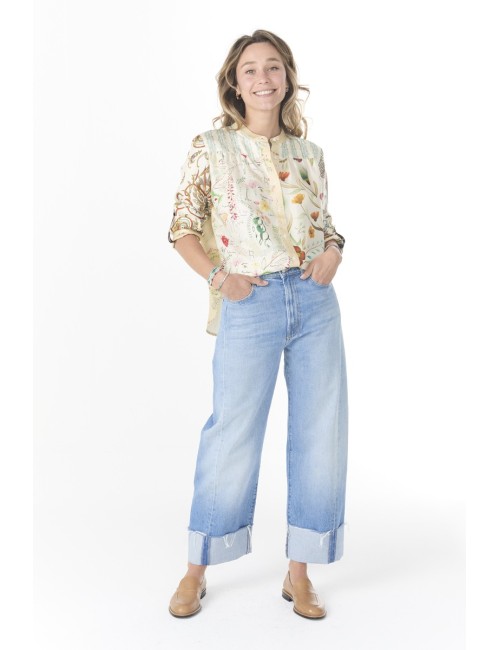 Chemise JEANNE - Mix Bontaniste Ecru