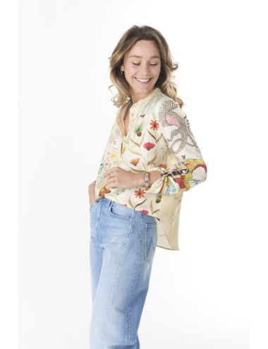 Chemise JEANNE - Mix Bontaniste Ecru