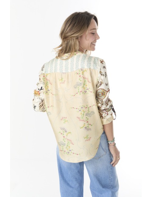 Chemise JEANNE - Mix Bontaniste Ecru