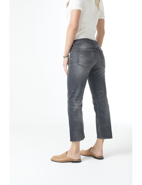 Jeans BOY STRAIGHT - Essex Black Stretch