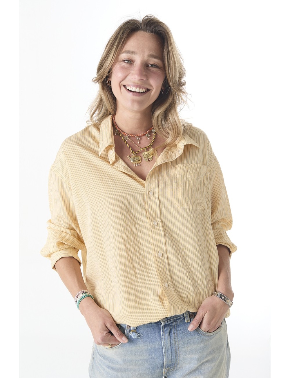 Chemise DROP NECK - Yellow