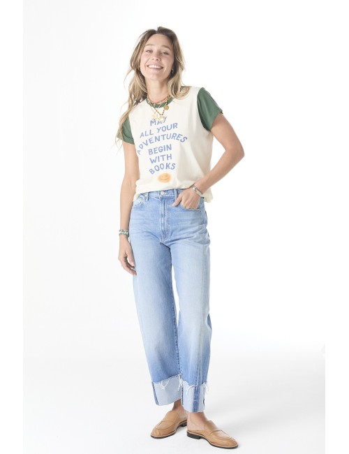 Tee-shirt GOODIE GOODIE RINGER - Book Adventures