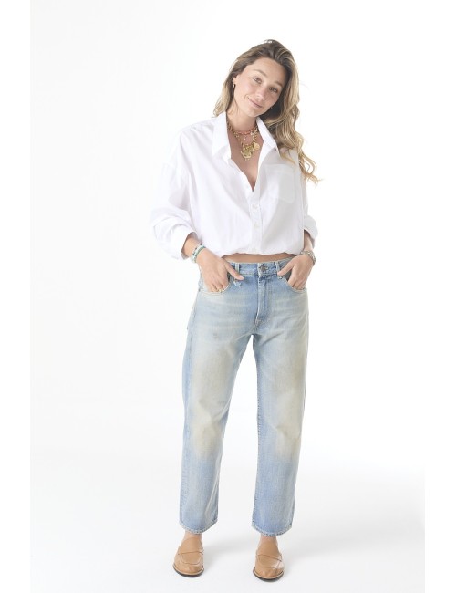 Chemise Crossover BUBBLE - White