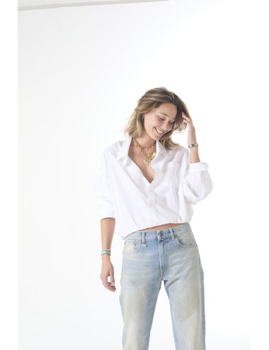 Chemise Crossover BUBBLE - White