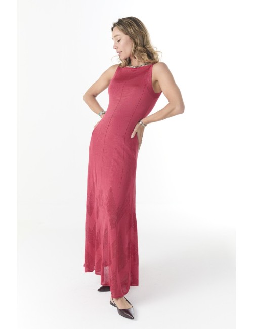 Robe EMERAUDE - Framboise