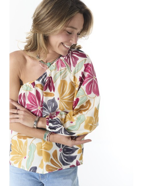 Blouse GLISA - Multico / Fleurs