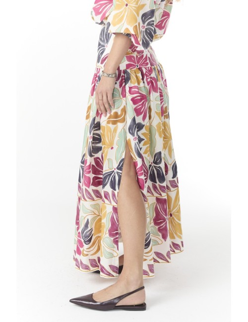 Jupe ELYSEE - Multico / Fleurs