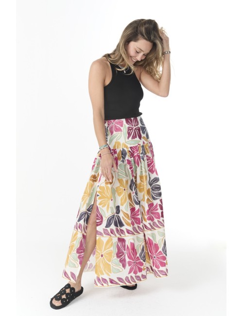 Jupe ELYSEE - Multico / Fleurs