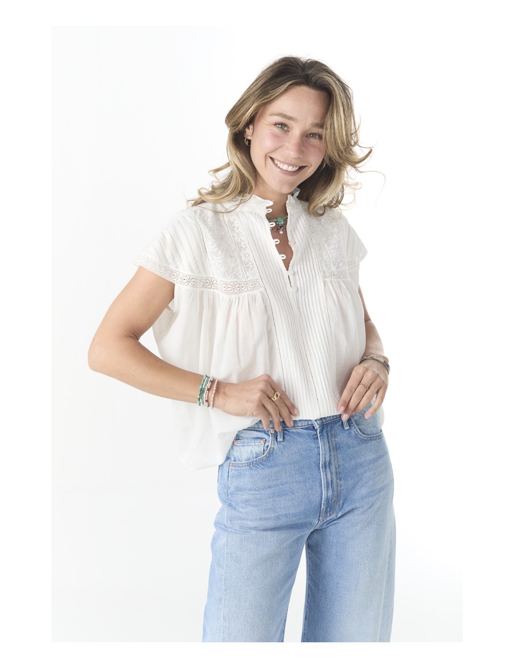 Blouse GANU - Blanc