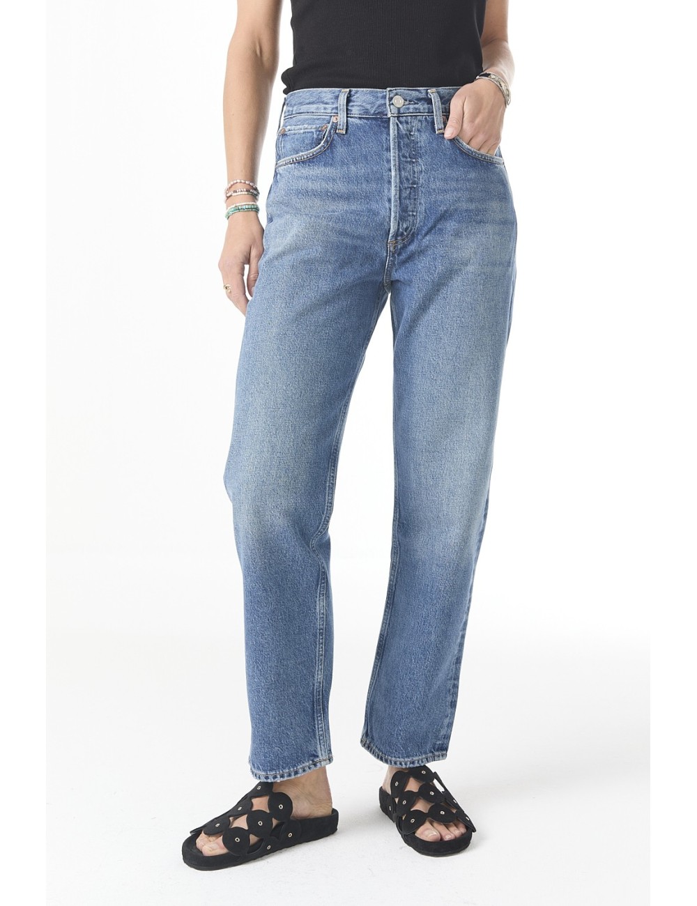 Jeans 90's MID RISE LOOSE FIT - In Bounty