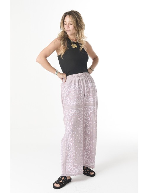 Pantalon BANDANA - Safari Lavender