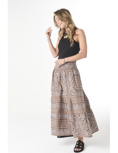 Jupe BANDANA - Safari Brown