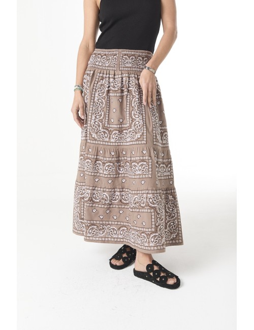 Jupe BANDANA - Safari Brown