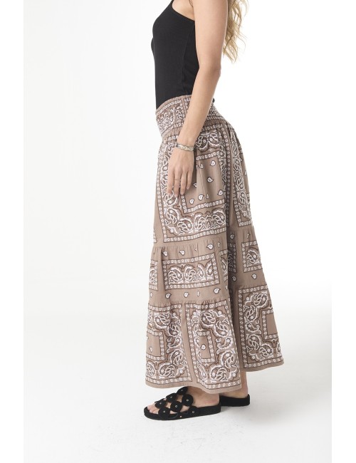 Jupe BANDANA - Safari Brown