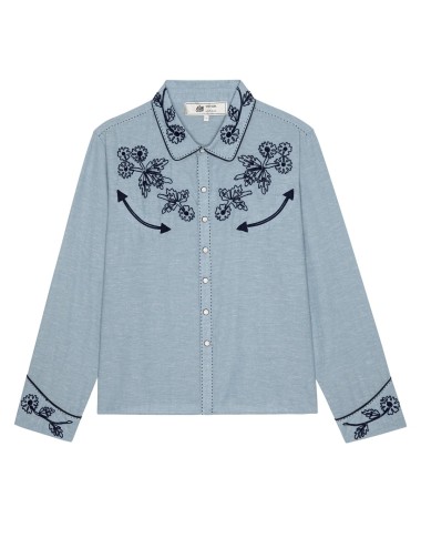 Chemise Brodée WESTERN - Chambray