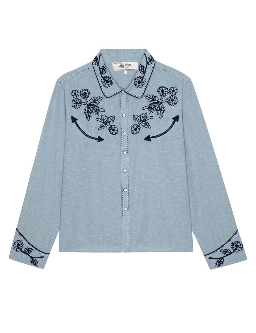 Chemise Brodée WESTERN - Chambray