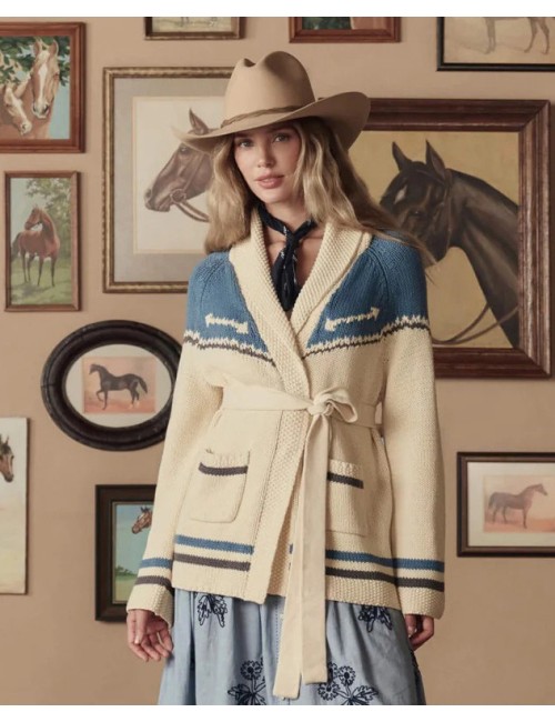 Cardigan WESTERN RIDING - Robin Blue