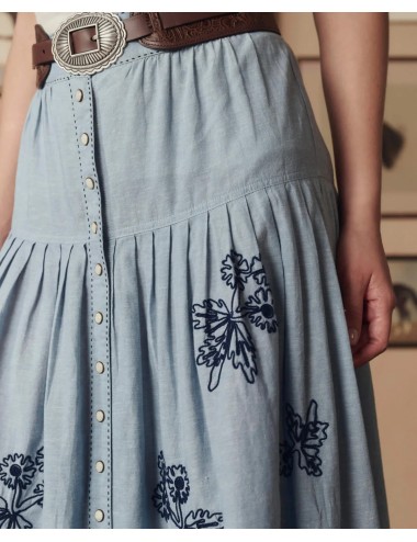 Jupe CHAMBRAY HIGHLAND - Chambray