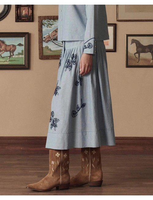 Jupe CHAMBRAY HIGHLAND - Chambray