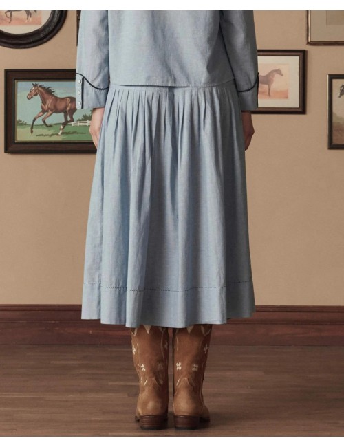 Jupe CHAMBRAY HIGHLAND - Chambray