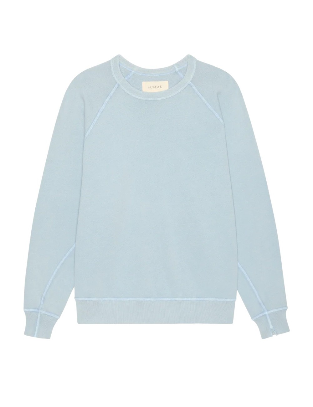 THE COLLEGE SWEATSHIRT SOLID - Whisper Blue