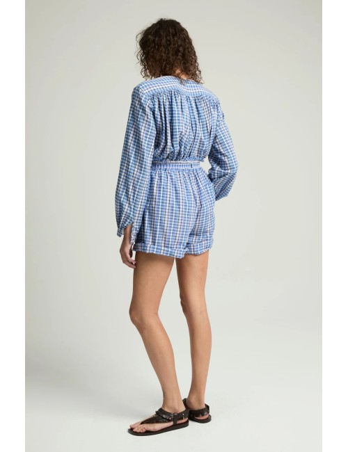 Blouse CALUMET - bleu à carreaux
