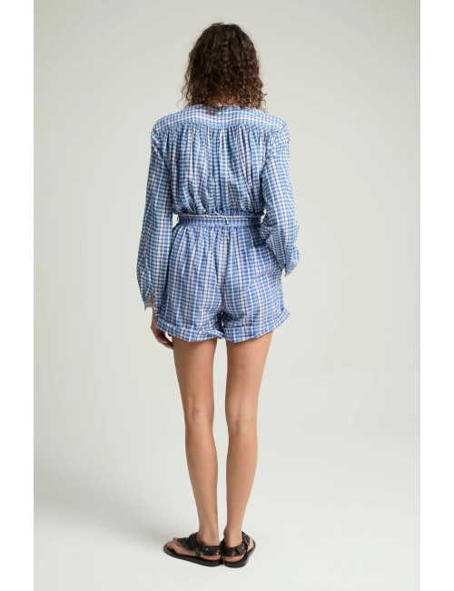 Blouse CALUMET - bleu à carreaux