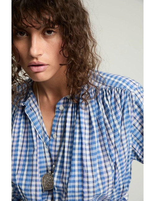 Blouse CALUMET - bleu à carreaux