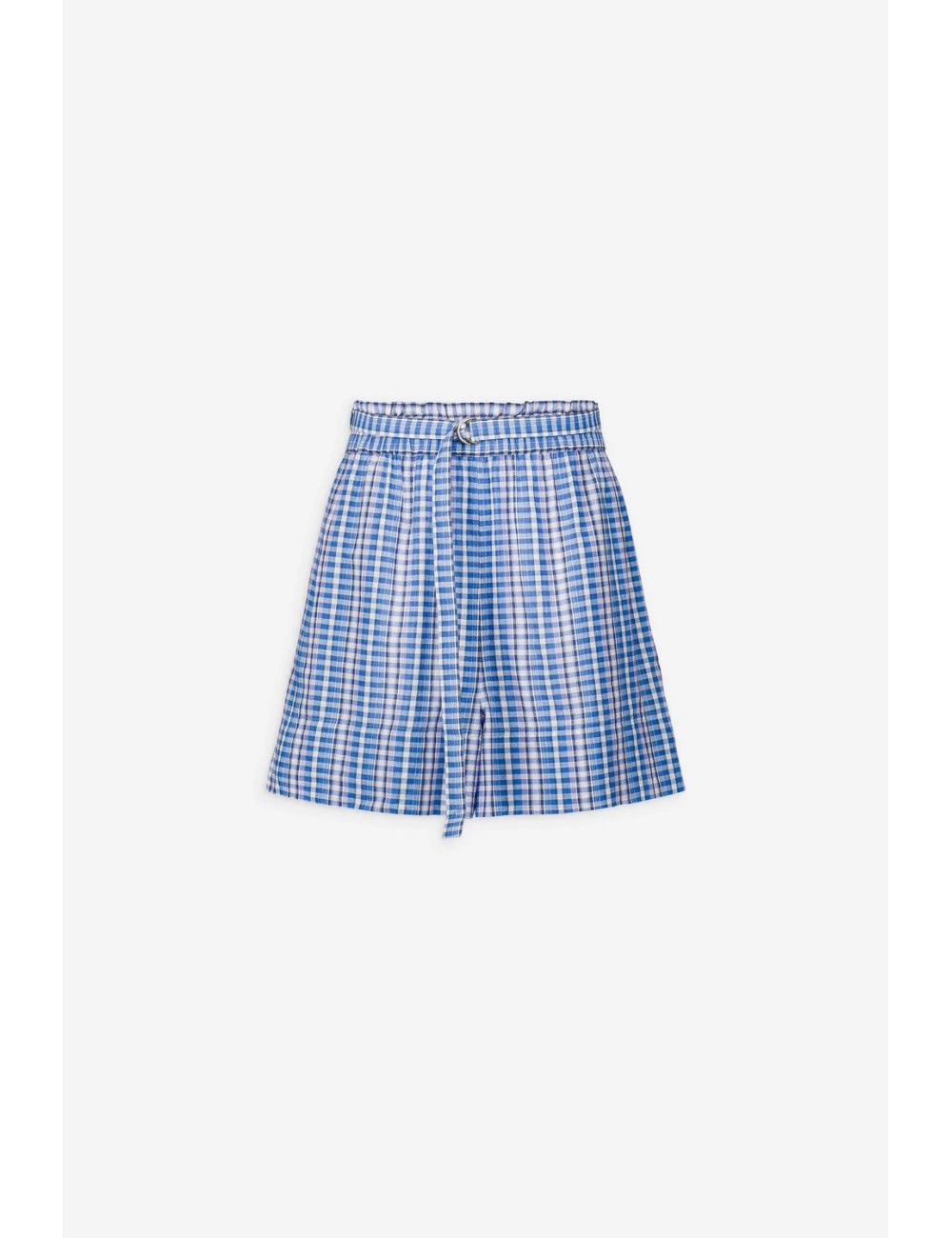 Short BABAR - Bleu à carreaux
