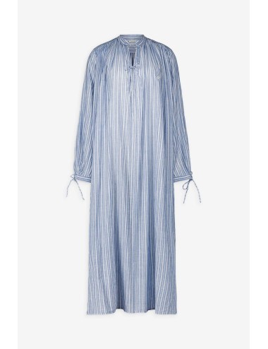 Robe JADE - À rayures bleues et blanches