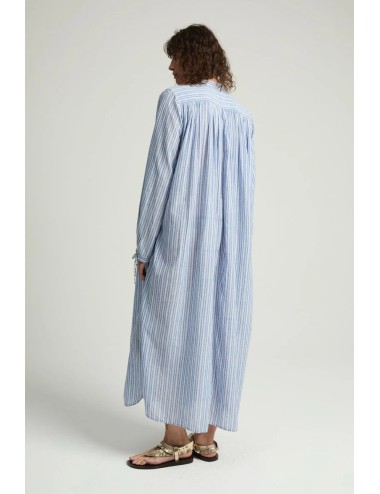 Robe JADE à rayures bleues et blanches | ByMahe