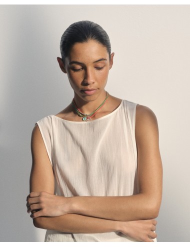 Collier HOLI turquoise femme | ByMahe