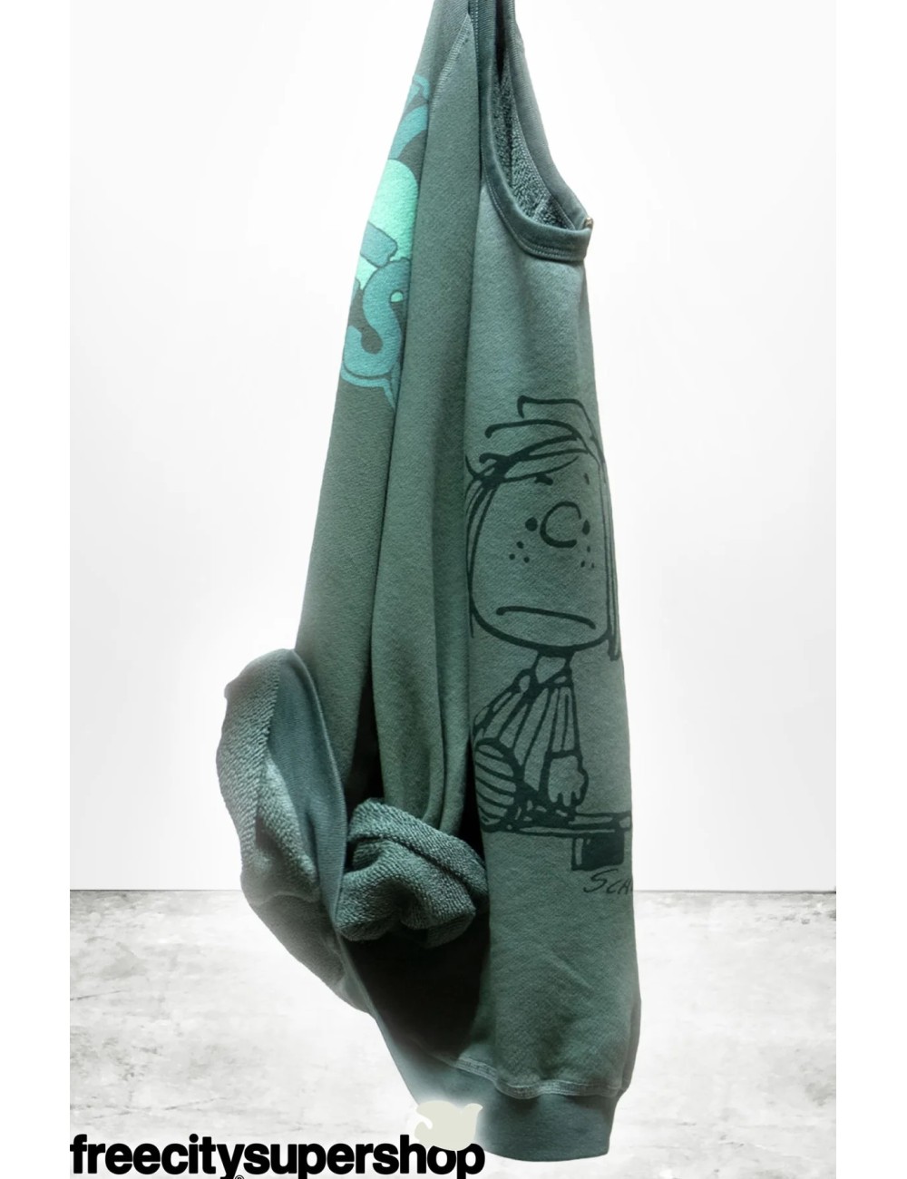 SUPERVINTAGE YUMM Sweat - Peppermint Patty Greenpowder