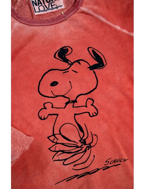 Sweat SUPERVINTAGE YUMM - SNOOPY Burnpowder