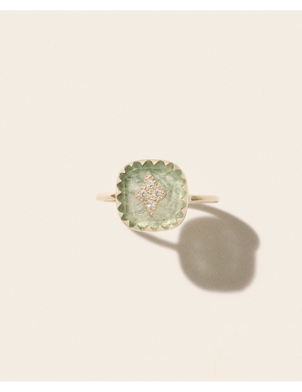 Bague PIERROT - Aventurine Quartz