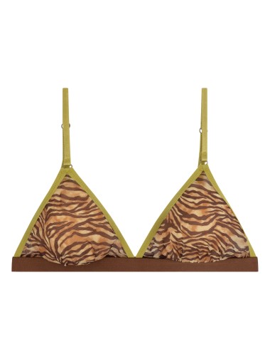 Brassière triangle UMA - Marron