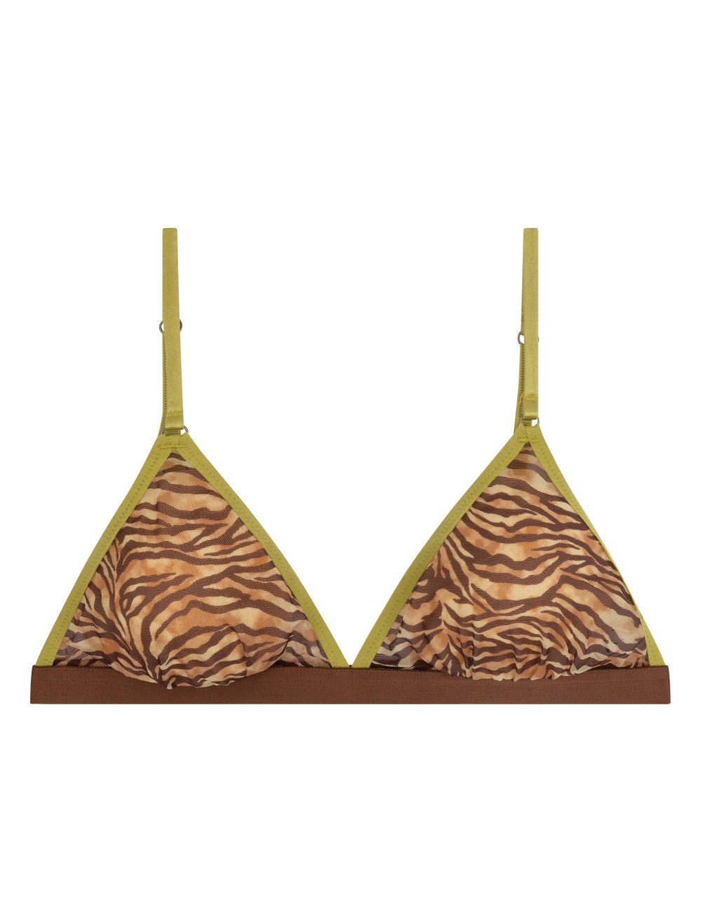 Brassière triangle UMA - Marron