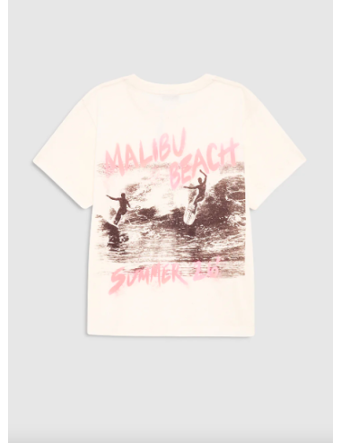SHELLEY TEE SURFER WASHED BUTTERCREAM