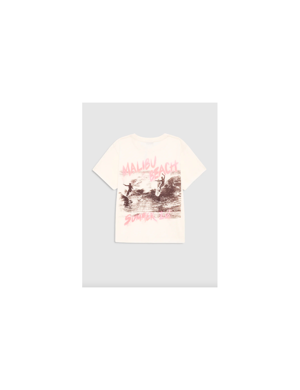 SHELLEY TEE SURFER WASHED BUTTERCREAM