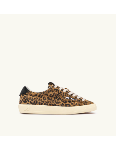 BASKET WINDSCAPE LOW EN DAIM LEOPARD ET NOIR