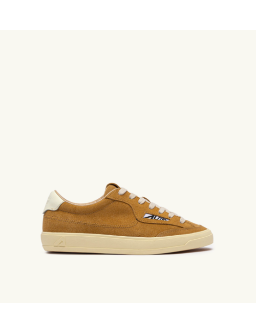 BASKET WINDSCAPE LOW EN DAIM CUIVRE ET MARSHMALLOW