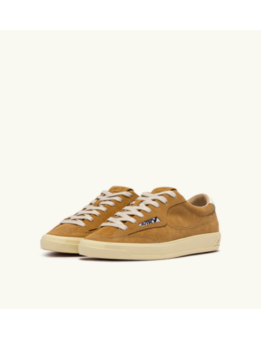 BASKET WINDSCAPE LOW EN DAIM CUIVRE ET MARSHMALLOW