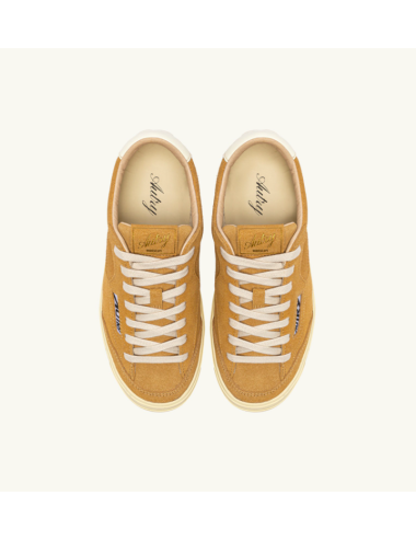 BASKET WINDSCAPE LOW EN DAIM CUIVRE ET MARSHMALLOW