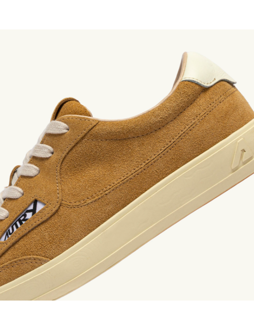 BASKET WINDSCAPE LOW EN DAIM CUIVRE ET MARSHMALLOW