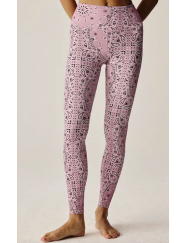 LEGGIN YOGA BANDANA ROSE