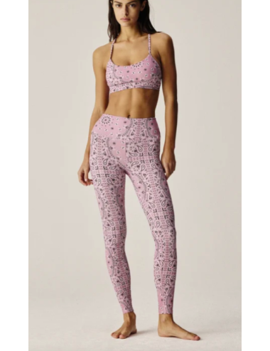 LEGGIN YOGA BANDANA ROSE